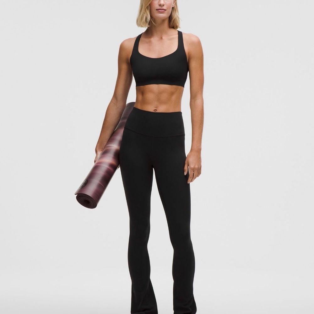 lululemon athletica Black High-Rise Flare Track Pants